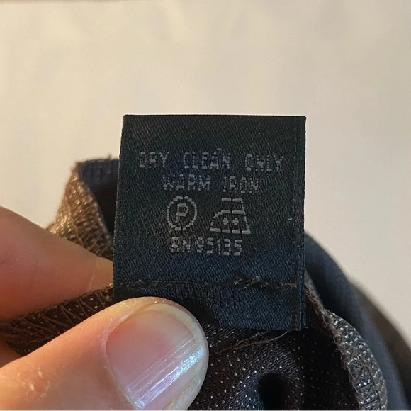 Lafayette 148 Brown Wool Blend Straight Leg Trousers / Dress Pants Size 12 - Picture 7 of 7